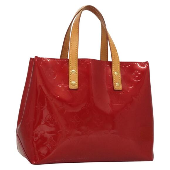 LOUIS VUITTON Monogram Vernis Reade PM Hand Bag Pomme D'amour M91990 - Picture 1 of 16